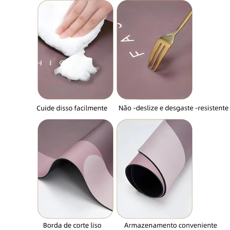 Tapete de Banheiro /Absorvente Antiderrapante