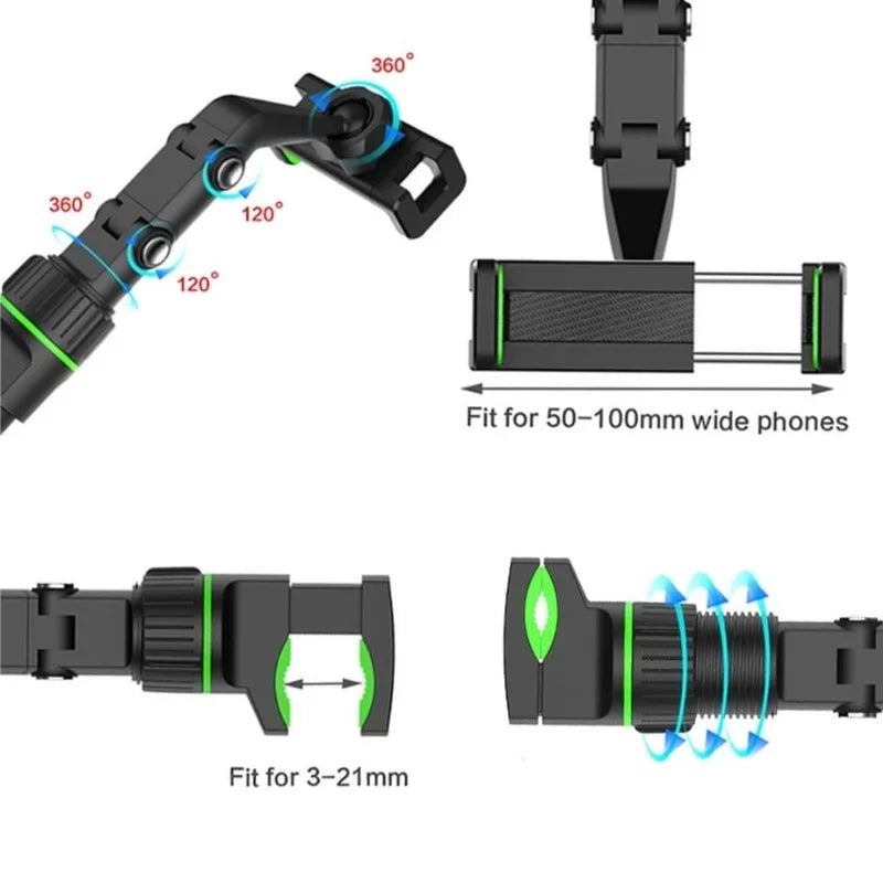 Suporte universal para GPS e celular em automóvel