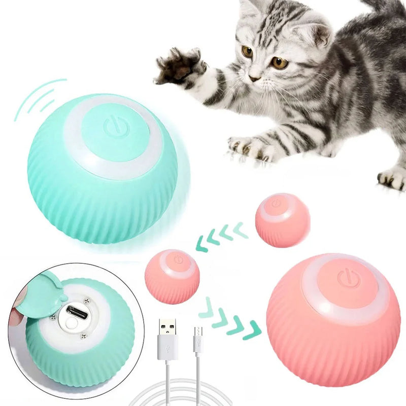 Bola de Brinquedo com Rotação Automática para Pets