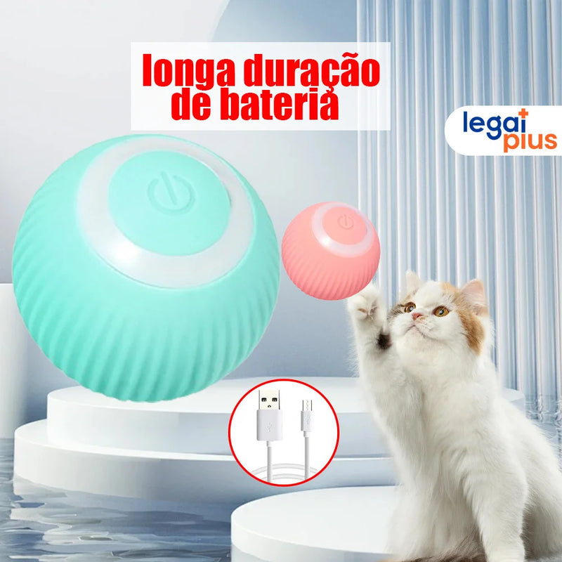 Bola de Brinquedo com Rotação Automática para Pets